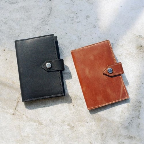 Vintage Leather Journal with Snap 8.3 x 5.8 inch