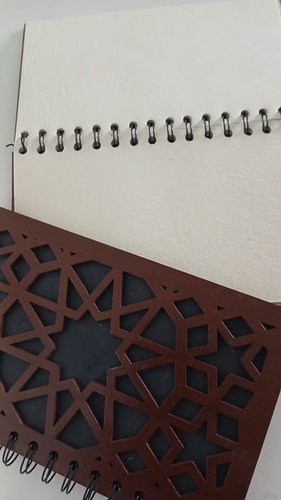 Dua Journal - Islamic Art Laser Cut Wood Cover