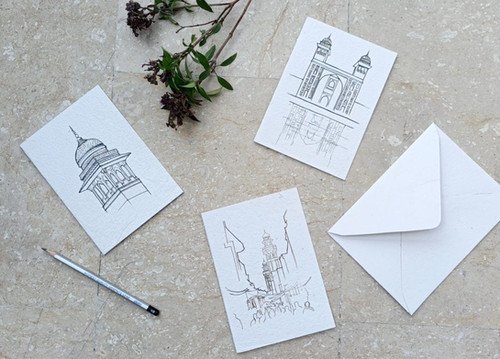 Lahore Series Greeting Cards & Envelopes - By Neha A Ansari